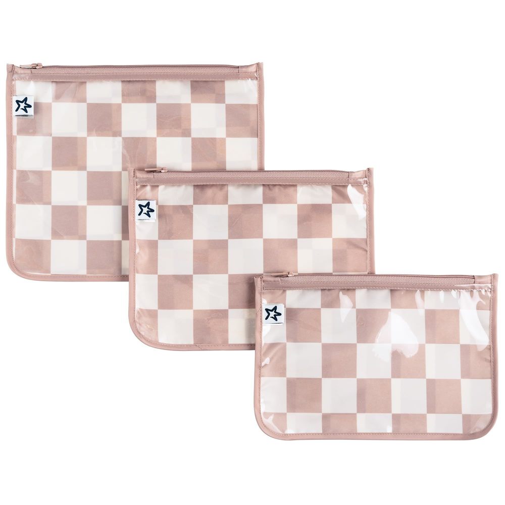 Mess-proof Travel Bags, Airline Compliant, Zipper Closure, Clear Front Pouch,🦊